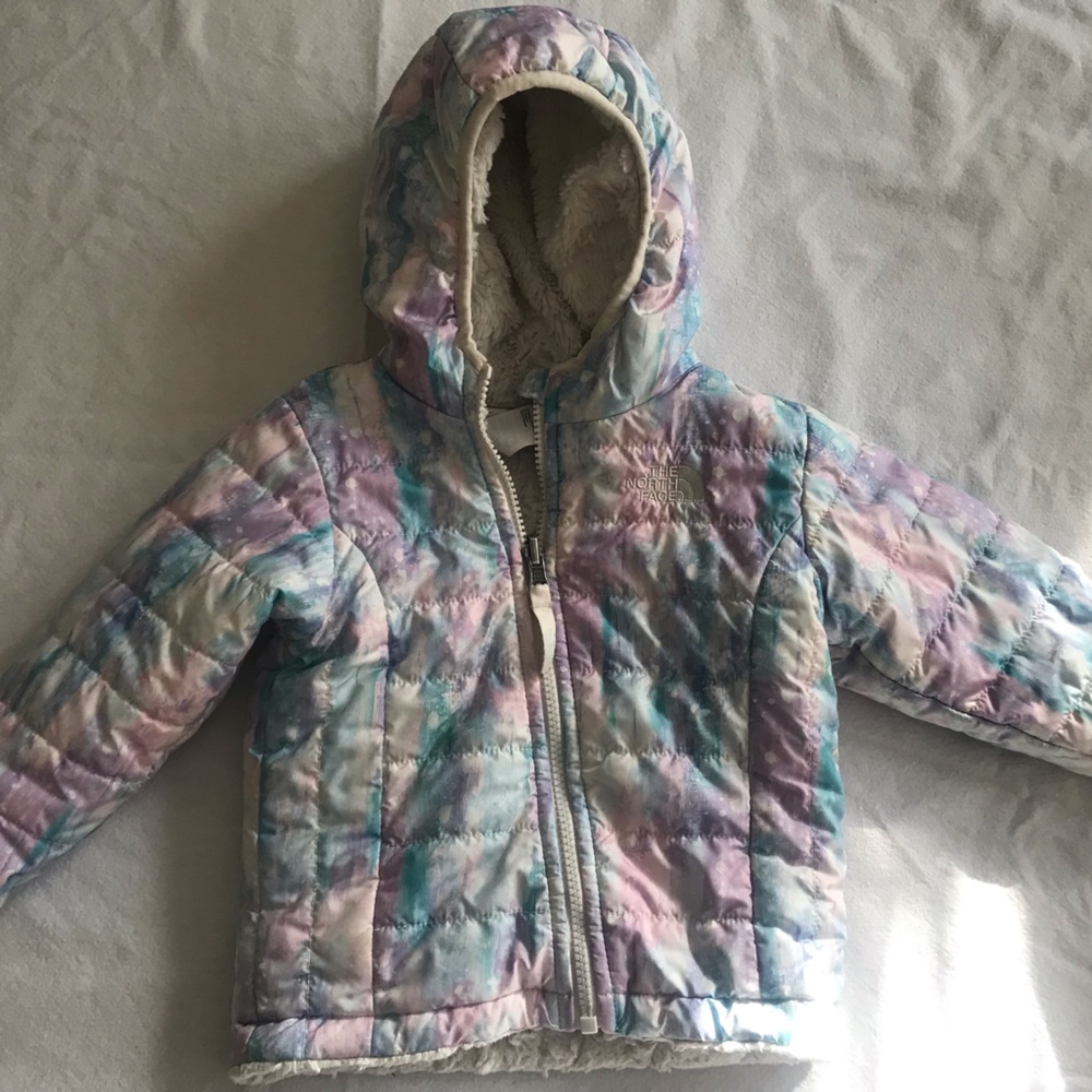 Baby reversible full zip hooded jacket